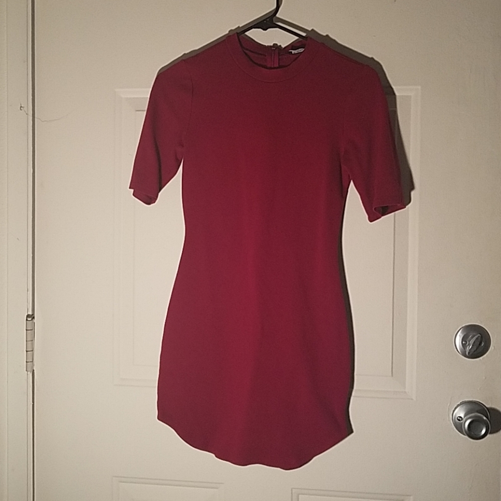Fashion Nova Red Body Con Mini Dress